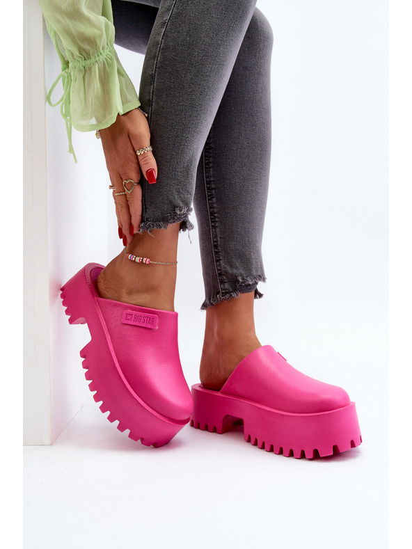 BIG STAR SHOES Dámske žabky na masívnej podrážke Big Star