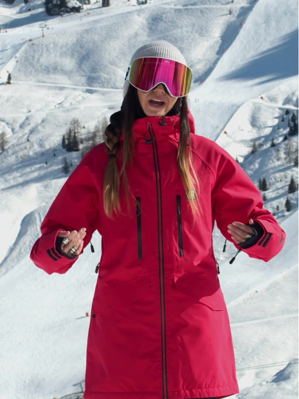 Horsefeathers Bunda Larra II - fialová veľkosť L HORSEFEATHERS