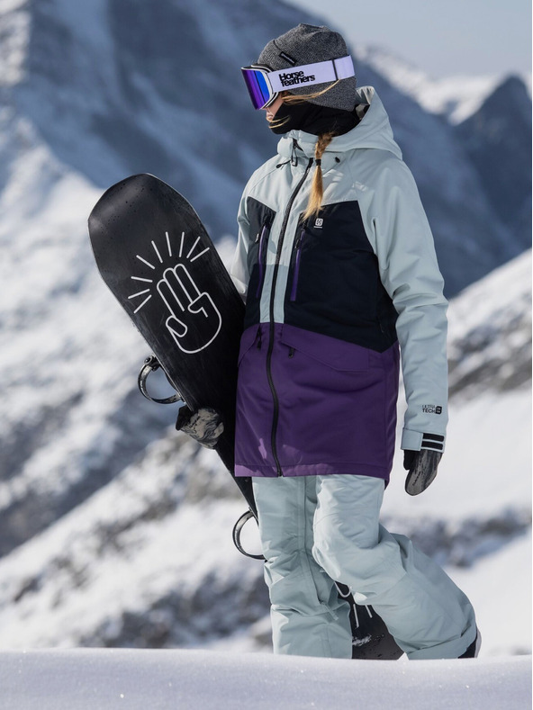 Horsefeathers Bunda Larra II - fialová veľkosť L HORSEFEATHERS