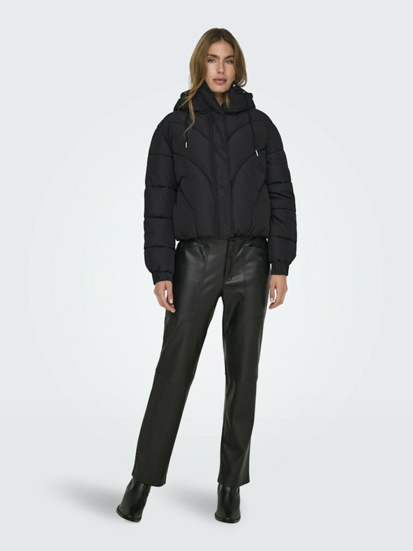 Jacqueline de Yong Čierna dámska prešívaná vesta JDY New Destiny