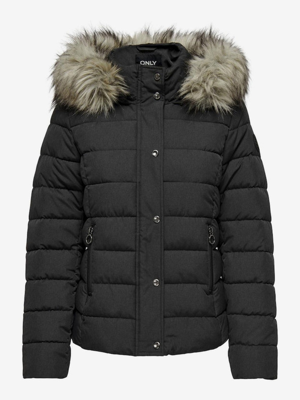 ONLY Čierna dámska zimná prešívaná bunda ONLY New Luna