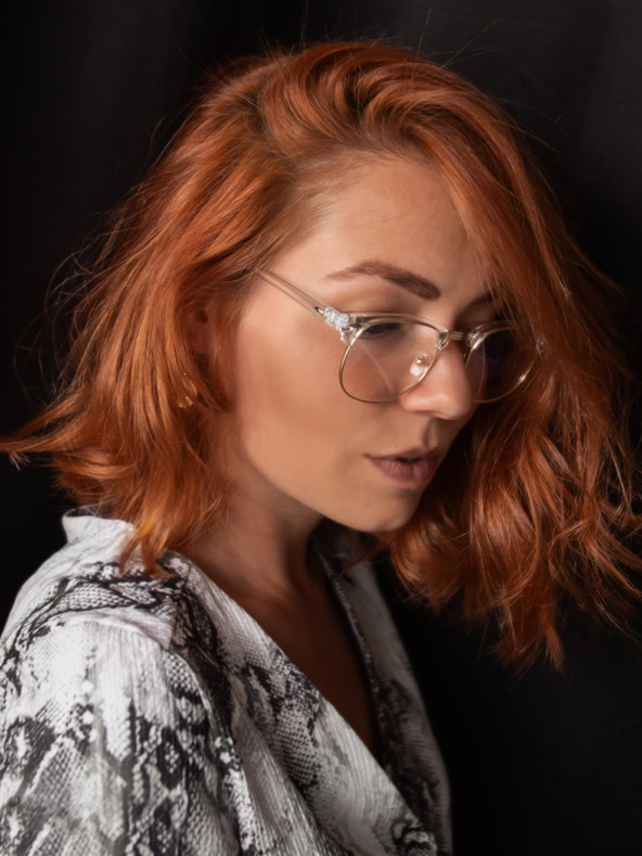 VEYREY VeyRey Okuliare blokujúce modré svetlo oválne Sigrid číre