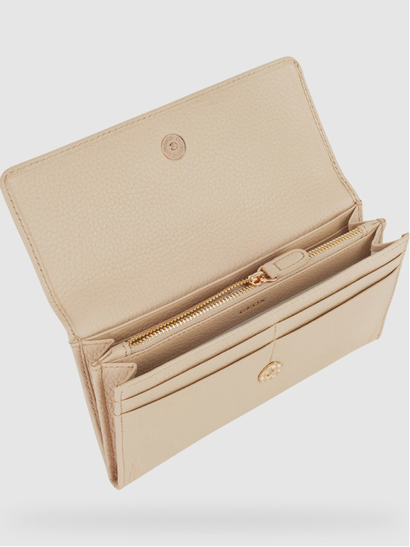 Geox Krémová dámska peňaženka Geox