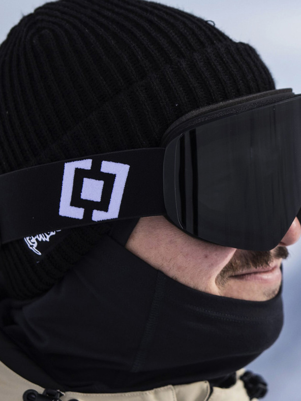 Horsefeathers Snowboardové okuliare Colt - black/smoke HORSEFEATHERS