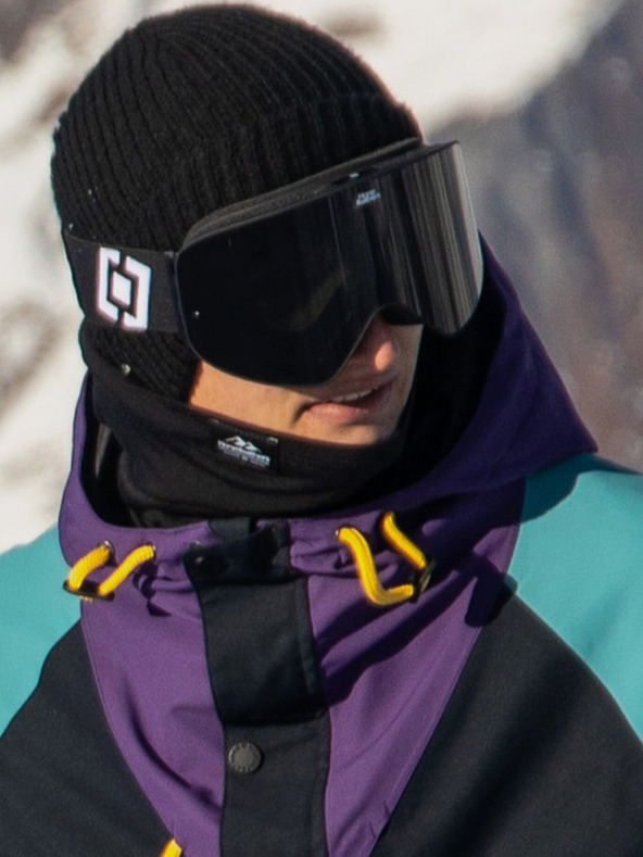 Horsefeathers Snowboardové okuliare Edmond - čierne/dymové HORSEFEATHERS