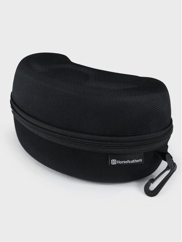 Horsefeathers Snowboardové okuliare Edmond - čierne/dymové HORSEFEATHERS