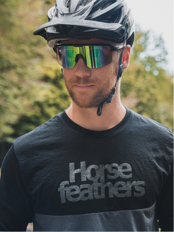 Horsefeathers Fotochromatické okuliare Scorpio - matné čierne/zrkadlovo zelené HORSEFEATHERS