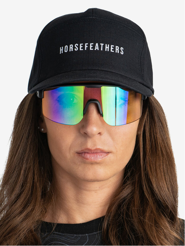 Horsefeathers Fotochromatické okuliare Scorpio - matné čierne/zrkadlovo zelené HORSEFEATHERS