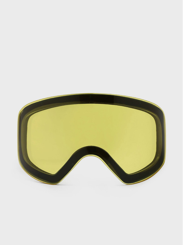 Horsefeathers Snowboardové okuliare Edmond - biele/zrkadlovo ružové HORSEFEATHERS