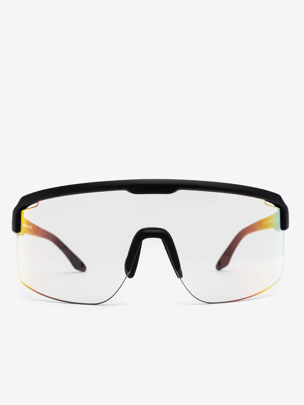 Horsefeathers Fotochromatické slnečné okuliare Scorpio - matná čierna/zrkadlovo červená HORSEFEATHERS