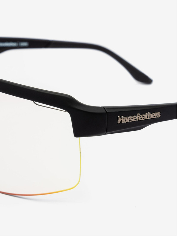 Horsefeathers Fotochromatické slnečné okuliare Scorpio - matná čierna/zrkadlovo červená HORSEFEATHERS