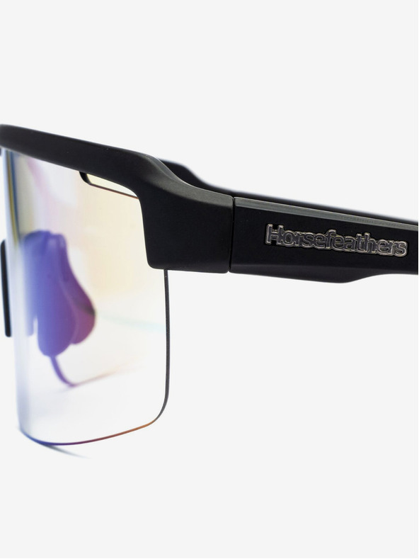 Horsefeathers Fotochromatické slnečné okuliare Scorpio - matná čierna/zrkadlovo červená HORSEFEATHERS