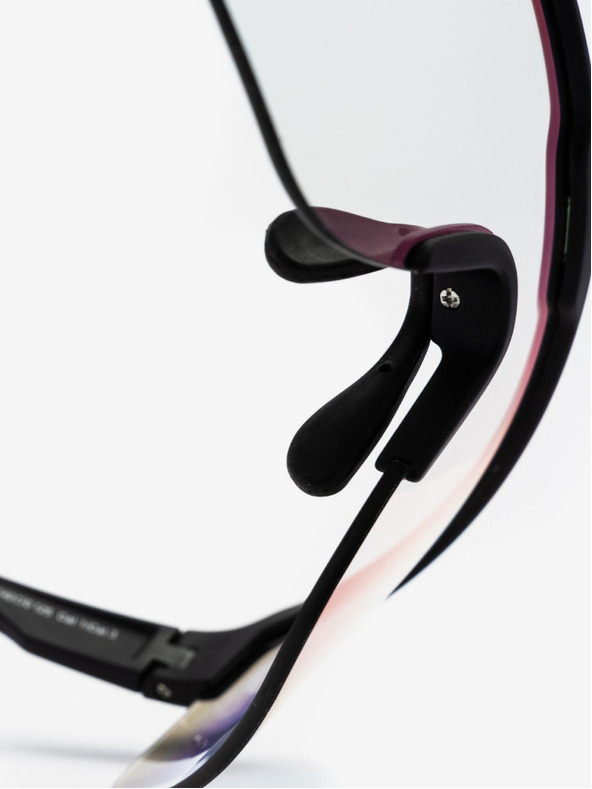 Horsefeathers Fotochromatické slnečné okuliare Scorpio - matná čierna/zrkadlovo červená HORSEFEATHERS