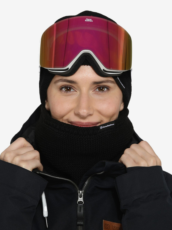 Horsefeathers Kravata Lota - čierna HORSEFEATHERS