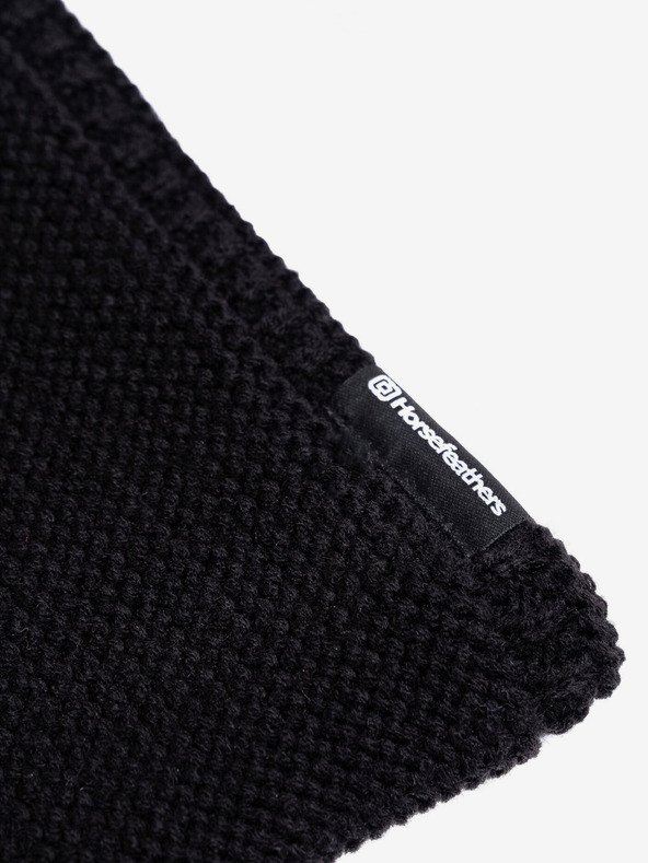 Horsefeathers Kravata Lota - čierna HORSEFEATHERS