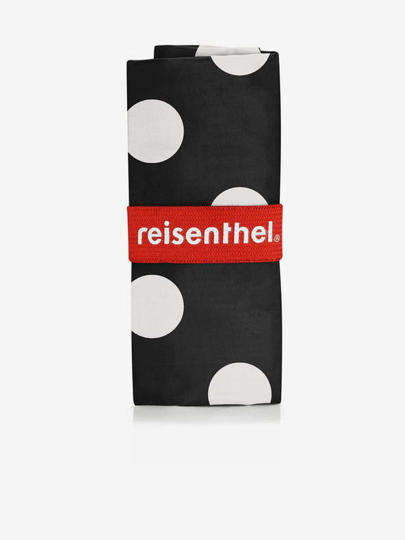 Reisenthel Čierna dámska nákupná taška s bodkami Reisenthel Mini Maxi Shopper Dots White