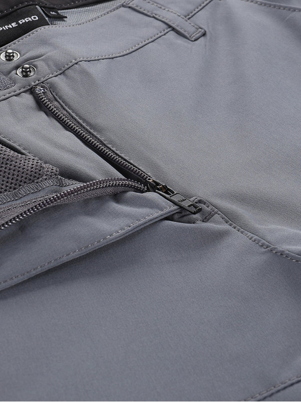 ALPINE PRO Dámske softshellové šortky ALPINE PRO BAKA smoked pearl