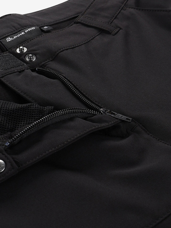 ALPINE PRO Dámske softshellové šortky ALPINE PRO BAKA black