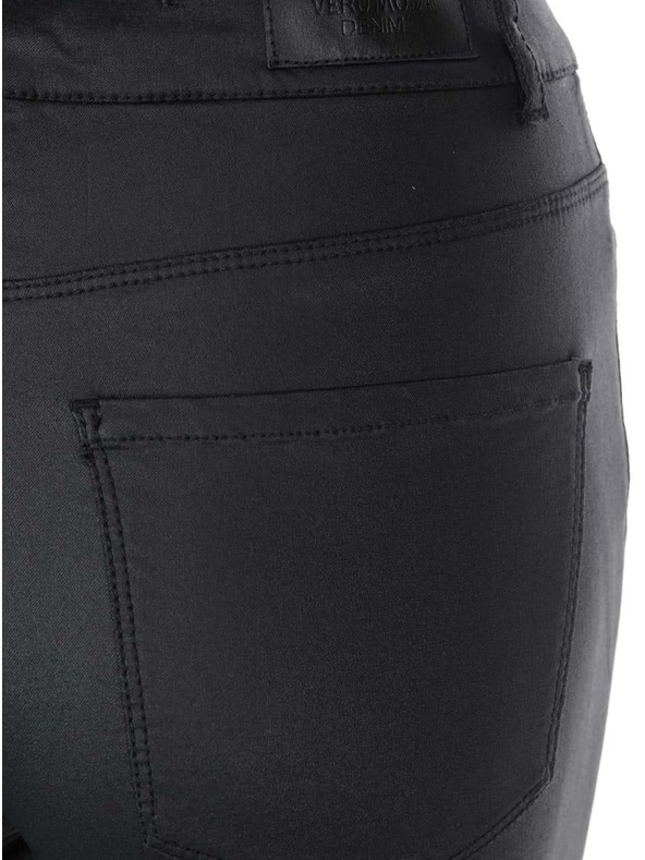 Vero Moda Čierne slim fit nohavice VERO MODA Seven