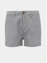 ZOOT.lab Šedé dámske pruhované šortky s plátnom ZOOT.lab Jade
