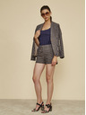 ZOOT.lab Béžové dámske pruhované šortky s plátnom ZOOT.lab Jade