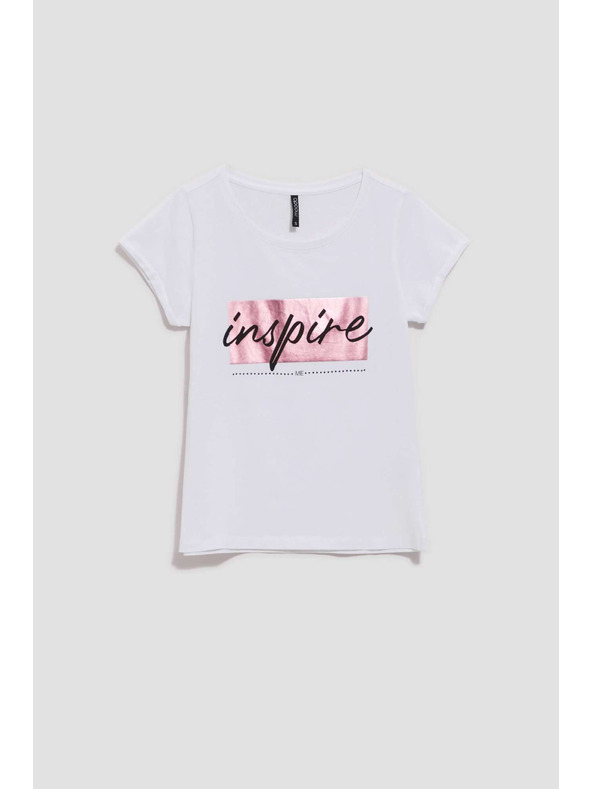 Moodo Dámske tričko L-TS-4019 WHITE Moodo