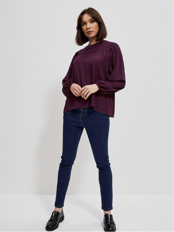 Moodo Vínová dámska blúzka Moodo
