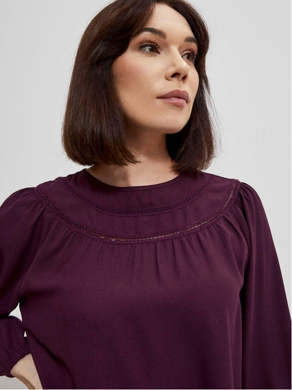 Moodo Vínová dámska blúzka Moodo
