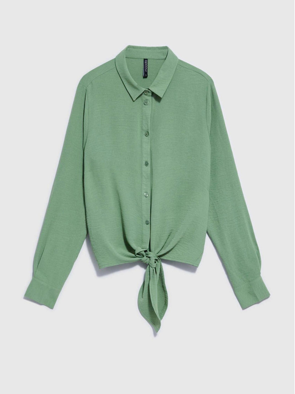 Moodo Zelená dámska košeľa Moodo