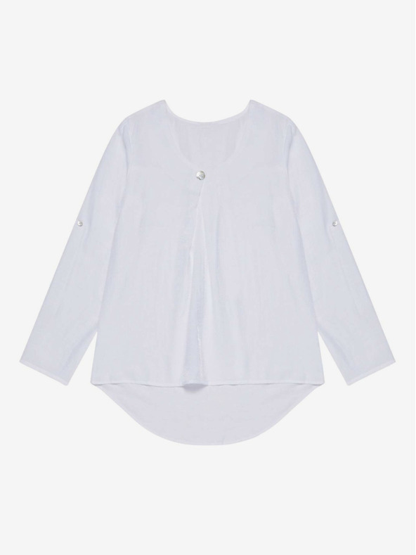 Moodo Biela dámska blúzka Moodo