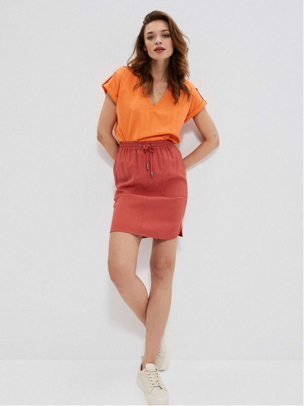 Moodo Oranžová dámska blúzka Moodo