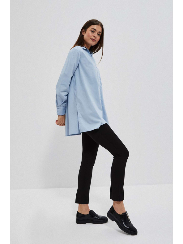 Moodo Svetlo modrá dámska košeľa Moodo