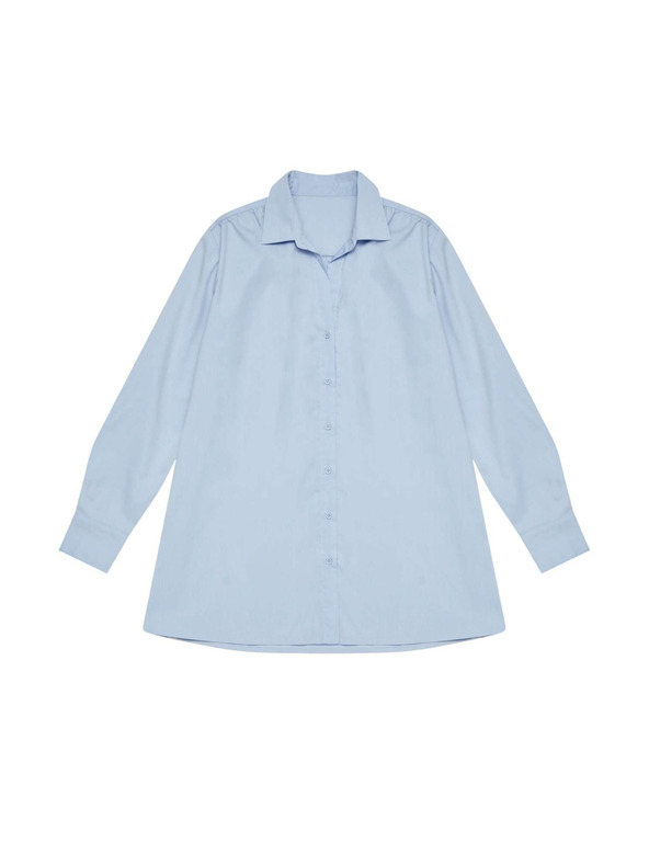 Moodo Svetlo modrá dámska košeľa Moodo