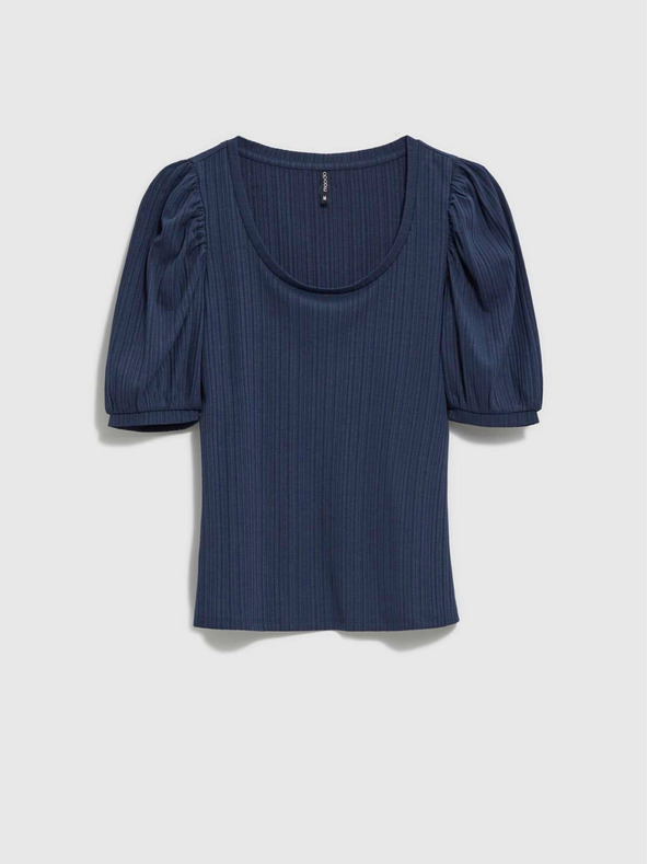 Moodo Tmavomodrá dámska blúzka Moodo