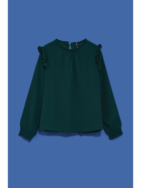 Moodo Zelená dámska blúzka Moodo