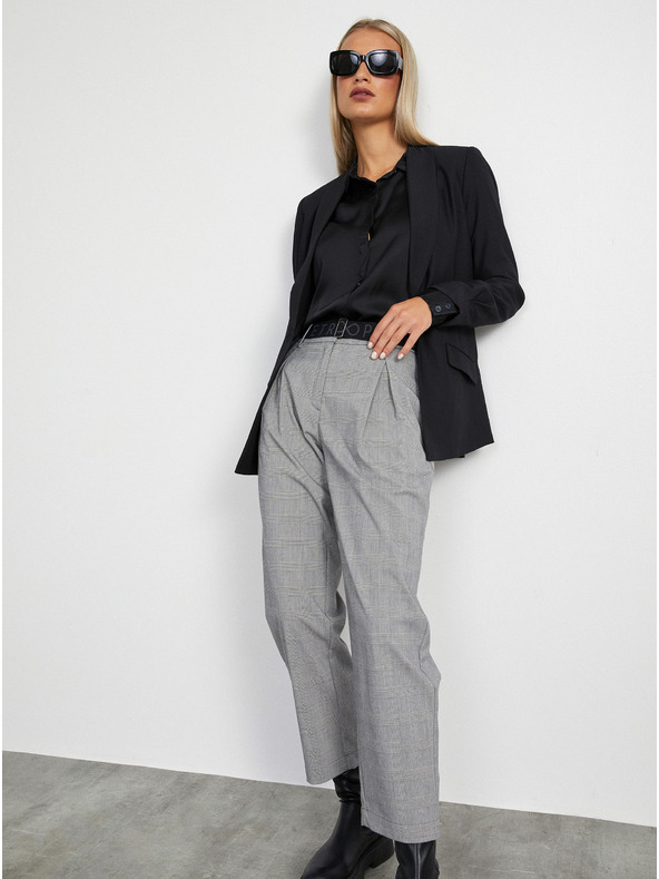 ZOOT.lab Čierna dámska dlhá košeľa METROOPOLIS by ZOOT.lab Angela