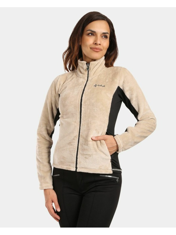 Kilpi Dámska flísová mikina Kilpi SKATHI-W Beige