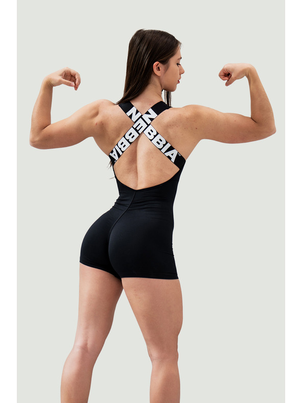 Nebbia Športový overal krátky 5″ GYM RAT 287 Nebbia