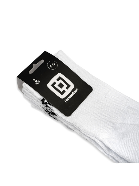 Horsefeathers Delete Premium Wmns 3Pack Socks - biele veľkosť 8 - 10 HORSEFEATHERS