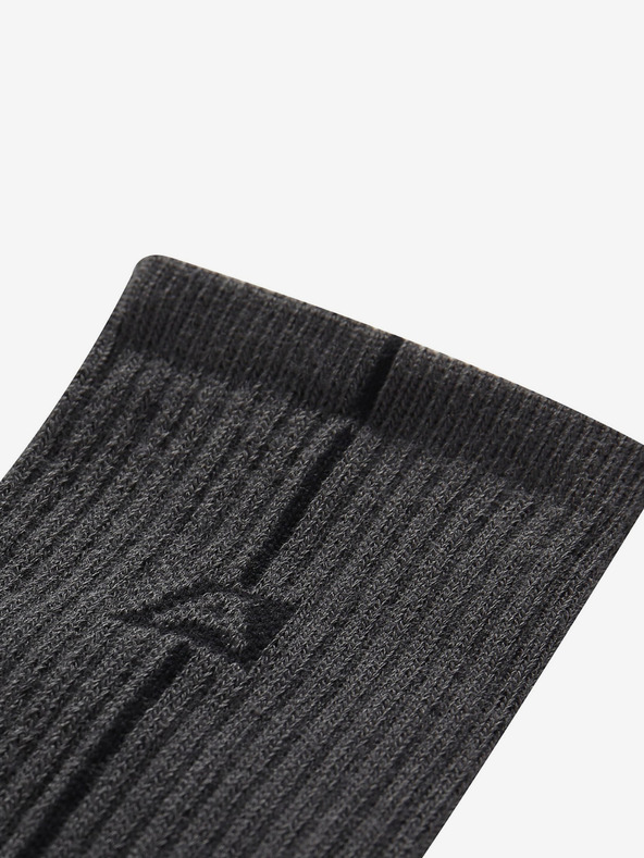 ALPINE PRO Unisex ponožky s antibakteriálnou úpravou ALPINE PRO BANFF 2 sivá