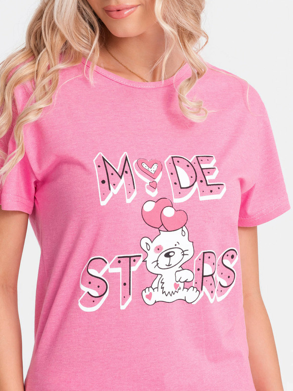 Edoti Dámske pyžamo 350ULR - ružové EDOTI