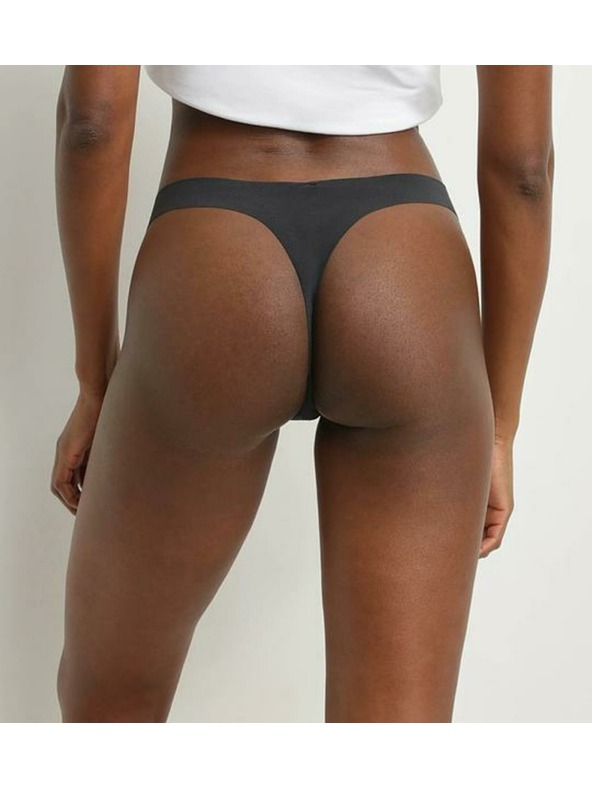 DIM DIM INVISIBLE SEXY THONG - Dámske tangá - čierne