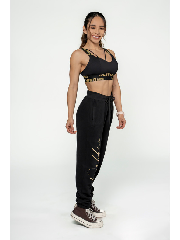 Nebbia NEBBIA INTENSE Iconic dámska športová podprsenka 844 Gold Nebbia