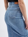Orsay Modrá dámska džínsová sukňa ORSAY