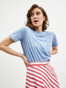 ZOOT.lab Bielo-červená pruhovaná sukňa ZOOT.lab Simona