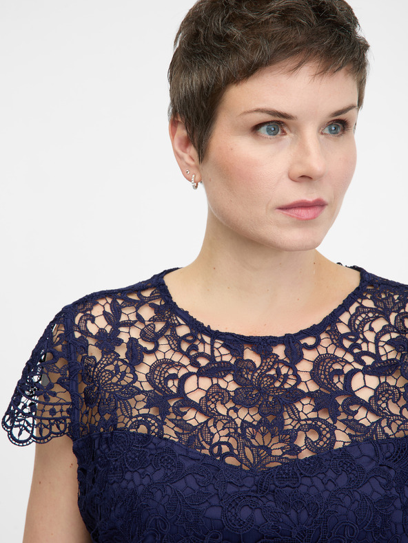 Orsay Tmavomodré dámske šaty ORSAY