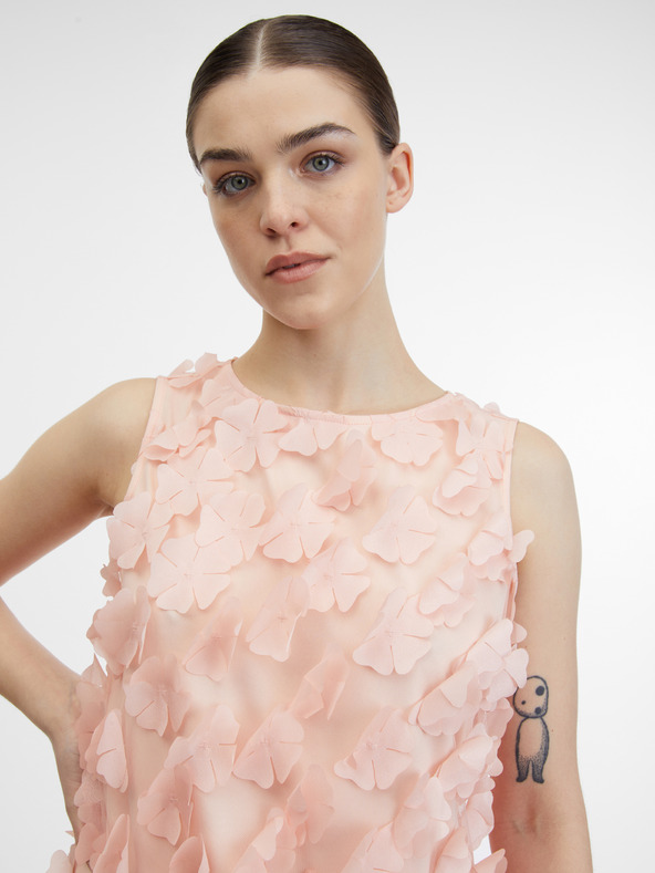 Orsay Svetloružové dámske šaty ORSAY