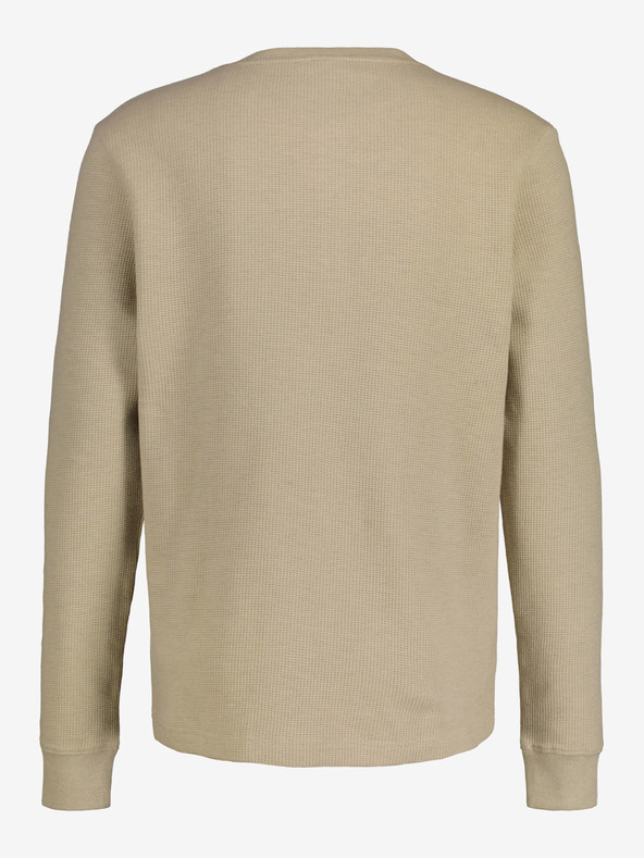 LERROS Béžová pánska základná košeľa LERROS