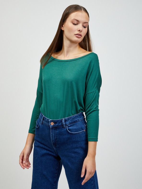 ZOOT.lab Zelené dámske základné tričko ZOOT.lab Leticia