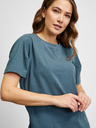 ZOOT.lab Tmavo zelené základné tričko s krátkym rukávom METROOPOLIS by ZOOT.lab Leora